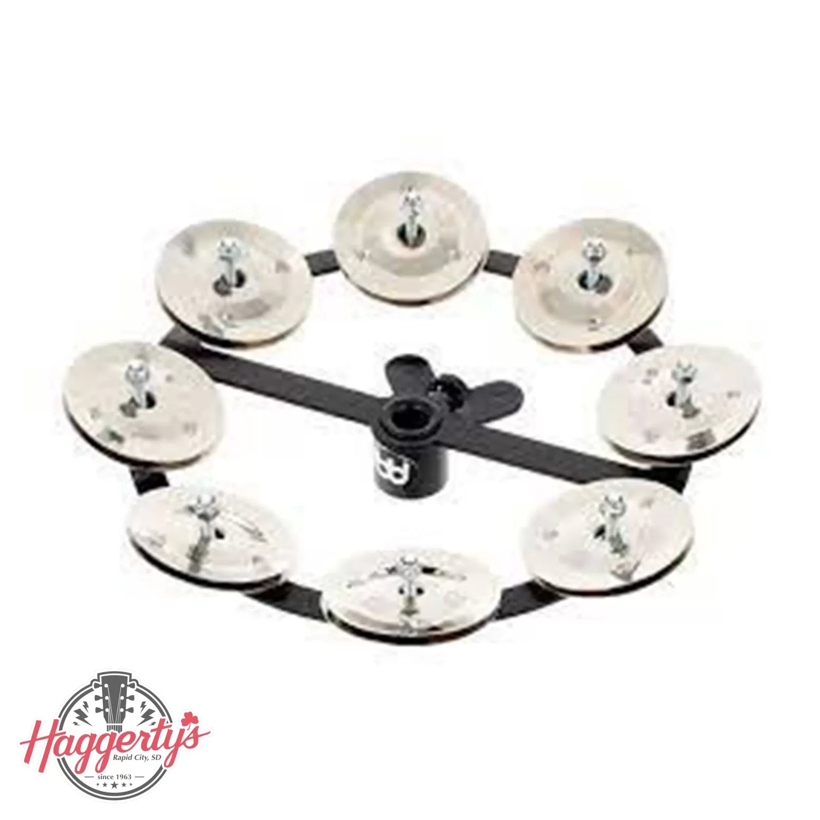 Meinl Hi Hat Tambourine Single Row Stainless Steel Jingles