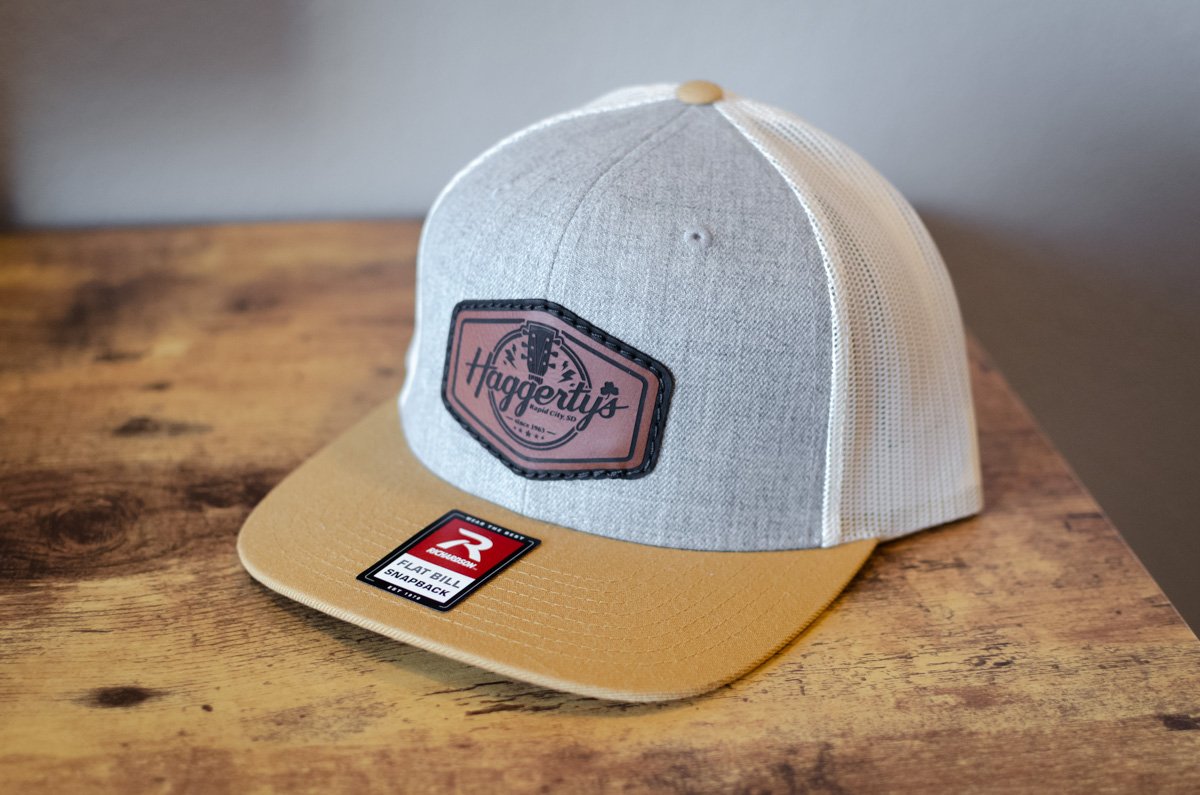 Haggertys FlatBill Cap Tri Color Heather Birch Biscuit haggertys 2