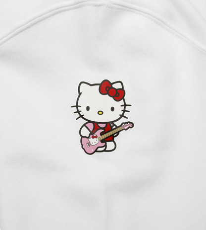 Hello Kitty Logo Hoodie White 2