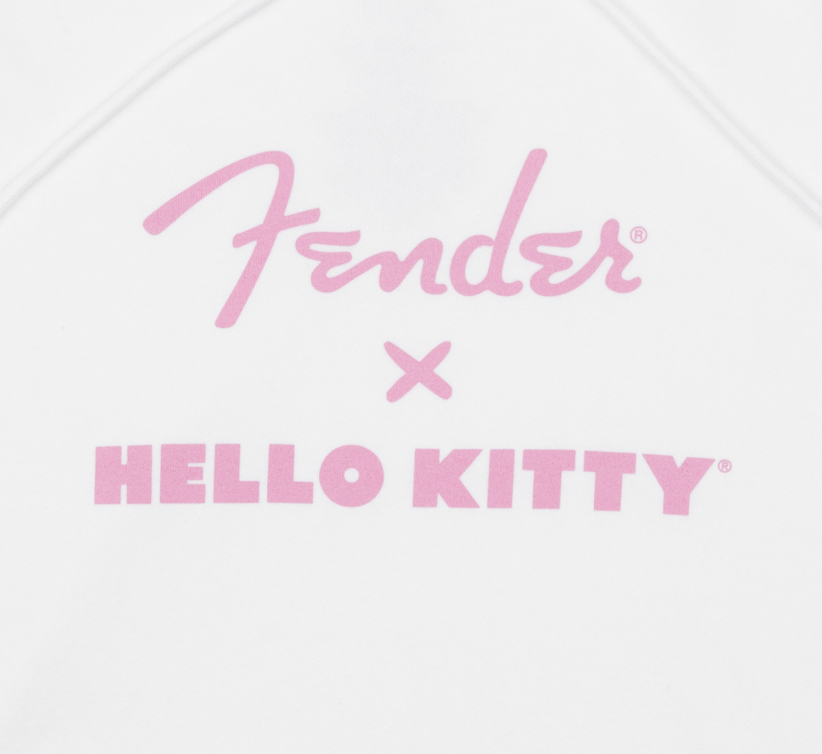 Hello Kitty Logo Hoodie White 3