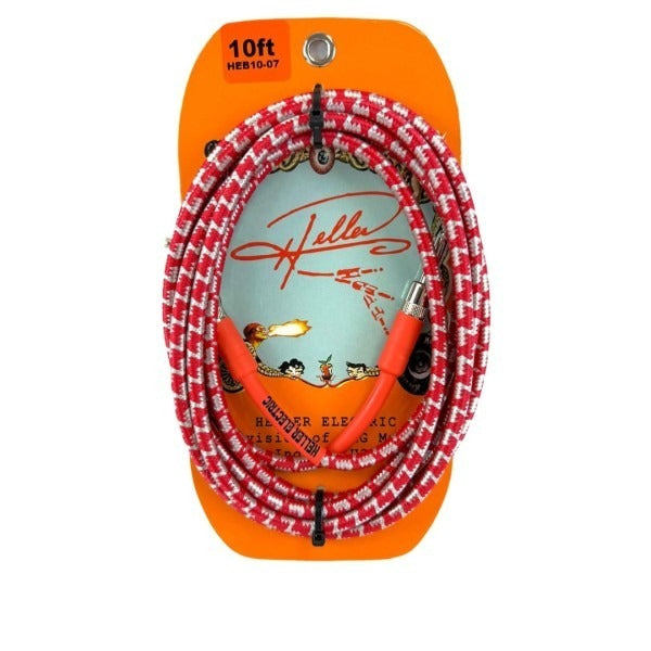 Henry Heller HEB10-07 Braided Instrument Cable - 10 ft