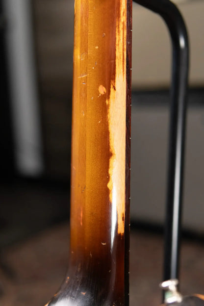 Hofner Rare Vintage 1960 V2 Solid Body Electric Guitar Sunburst with Hardshell Case - Used