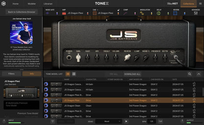 IK Multimedia TONEX ONE Amplifier/Cab/Pedal Modeler - Joe Satriani Limited Edition