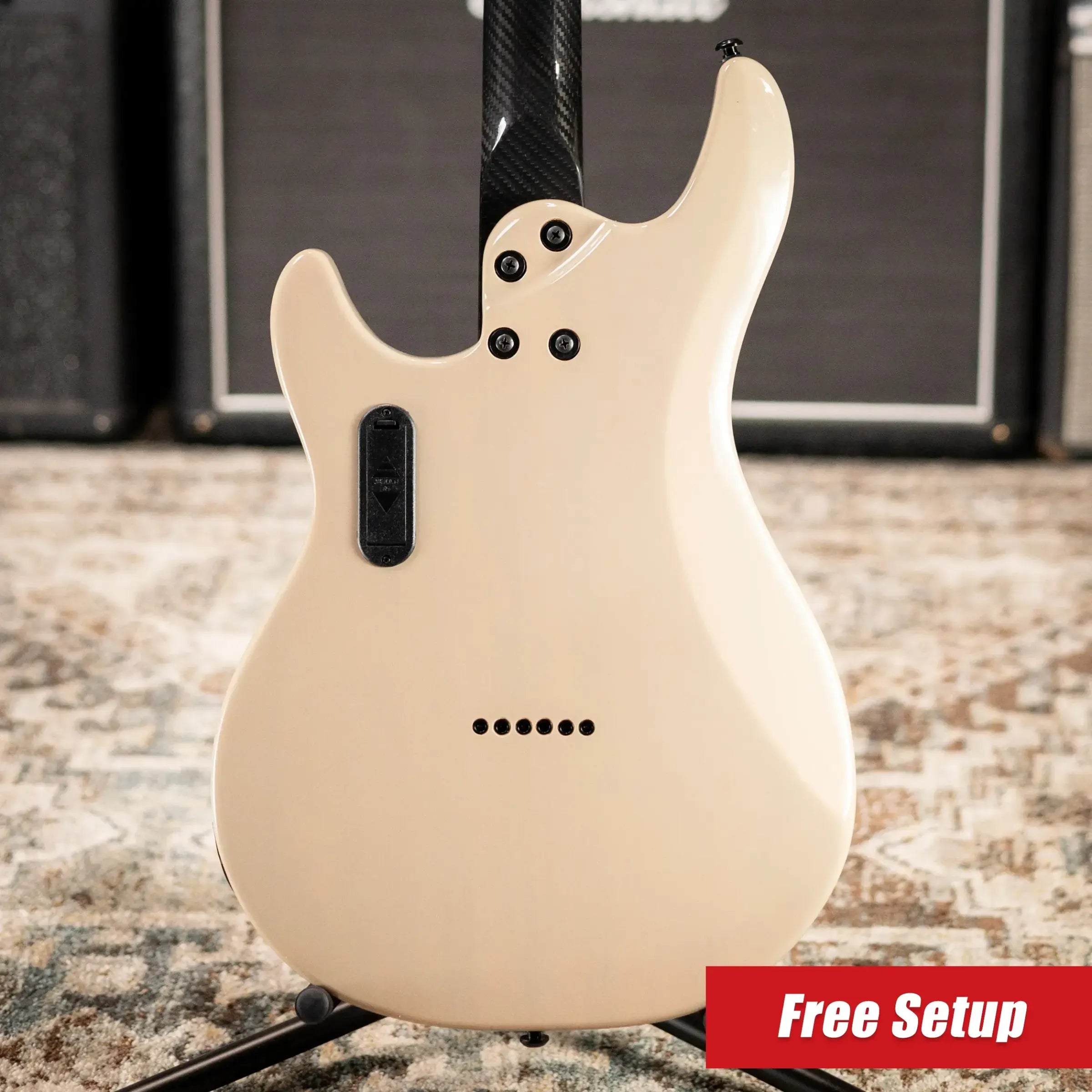 KLOS Custom Series Artemis 24 Fishman Electric Guitar - Feather with Locking Tuners and  Gig Bag