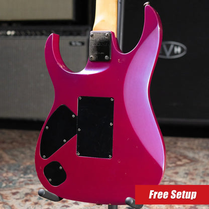 Ibanez 1991 RG570 Electric Guitar - Purple Neon with Hardshell Case - Used