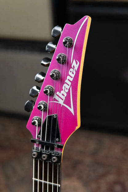 Ibanez 1991 RG570 Electric Guitar - Purple Neon with Hardshell Case - Used