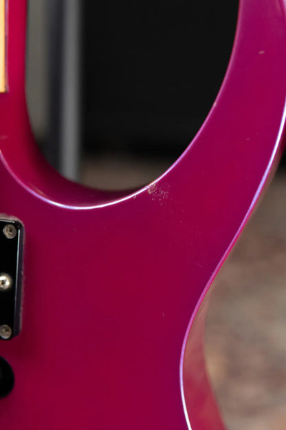 Ibanez 1991 RG570 Electric Guitar - Purple Neon with Hardshell Case - Used