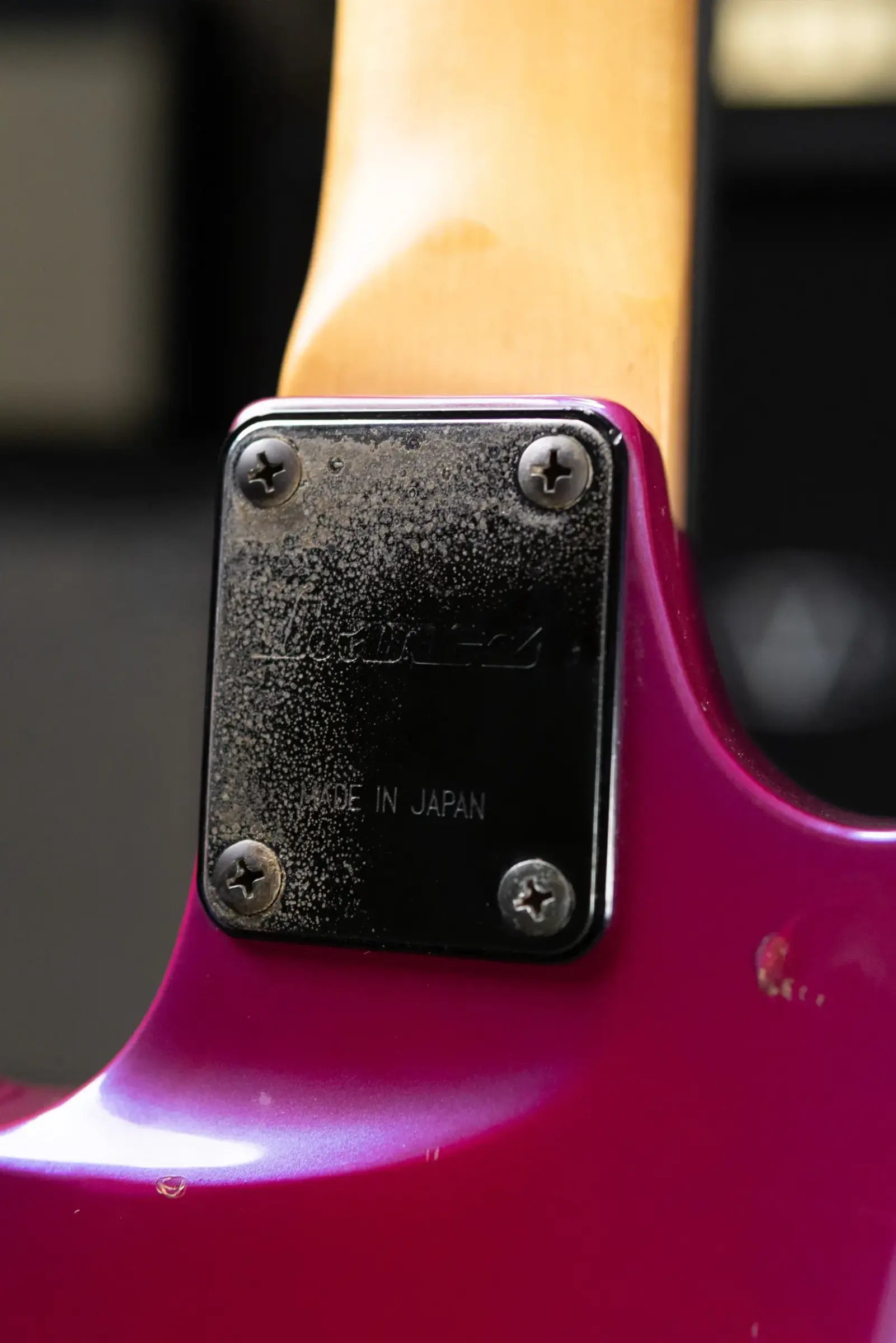 Ibanez 1991 RG570 Electric Guitar - Purple Neon with Hardshell Case - Used