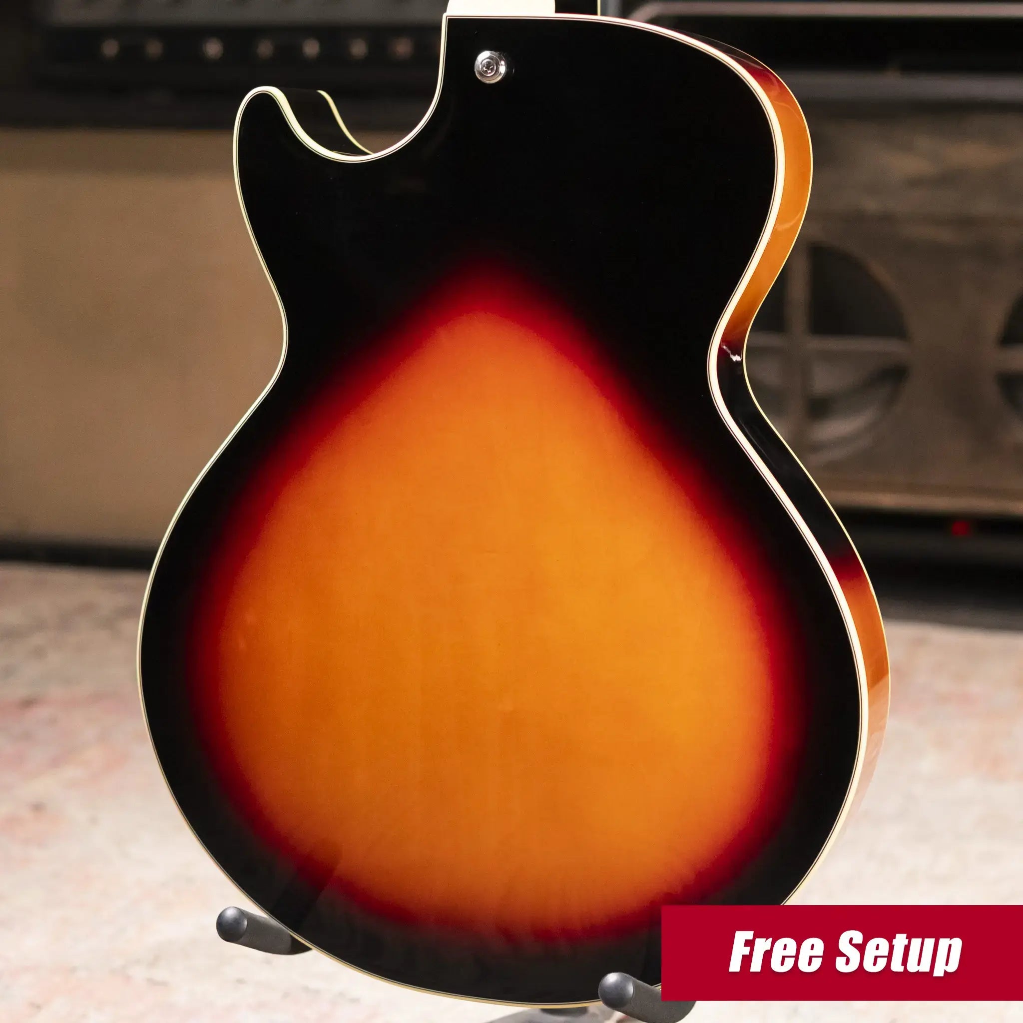 Ibanez AG75 Artcore Hollow Body Electric Guitar Brown Sunburst with Hardshell Case - Used