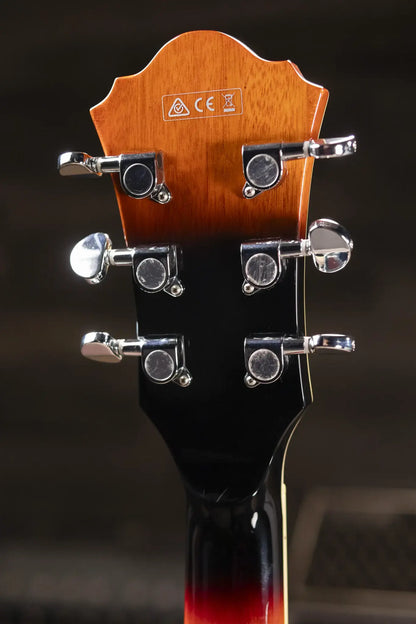 Ibanez AG75 Artcore Hollow Body Electric Guitar Brown Sunburst with Hardshell Case - Used