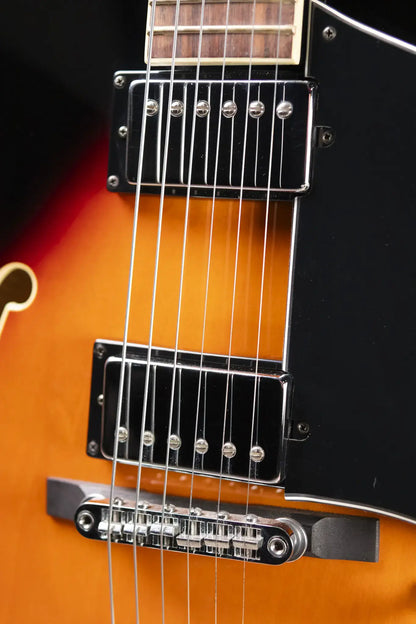 Ibanez AG75 Artcore Hollow Body Electric Guitar Brown Sunburst with Hardshell Case - Used