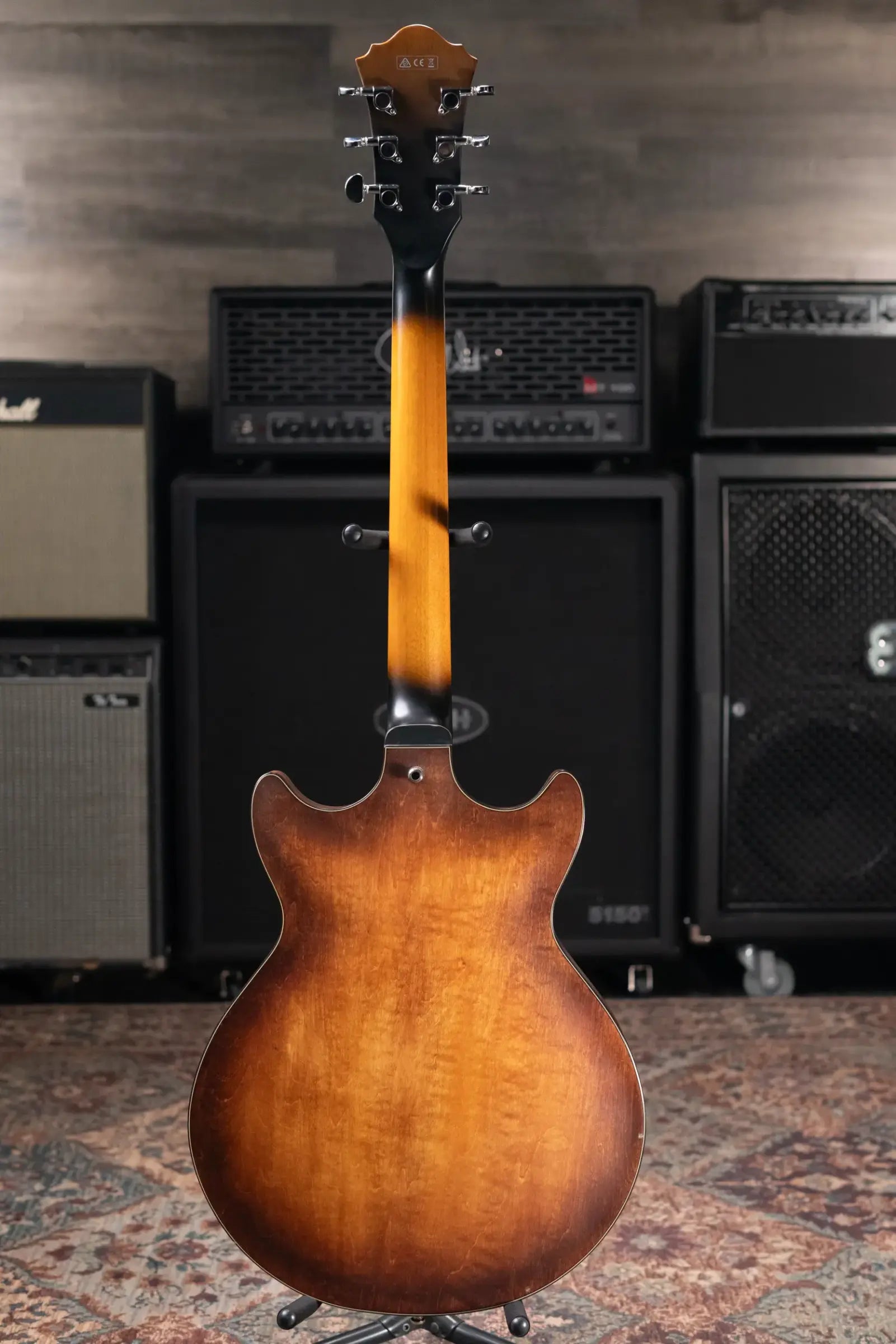 Ibanez AM73B Artcore Semi-Hollow Electric Guitar Tobacco Flat with Hardshell Case - Used