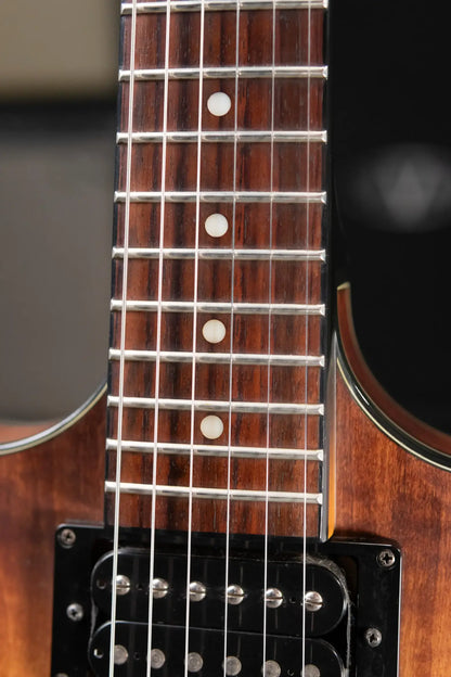 Ibanez AM73B Artcore Semi-Hollow Electric Guitar Tobacco Flat with Hardshell Case - Used