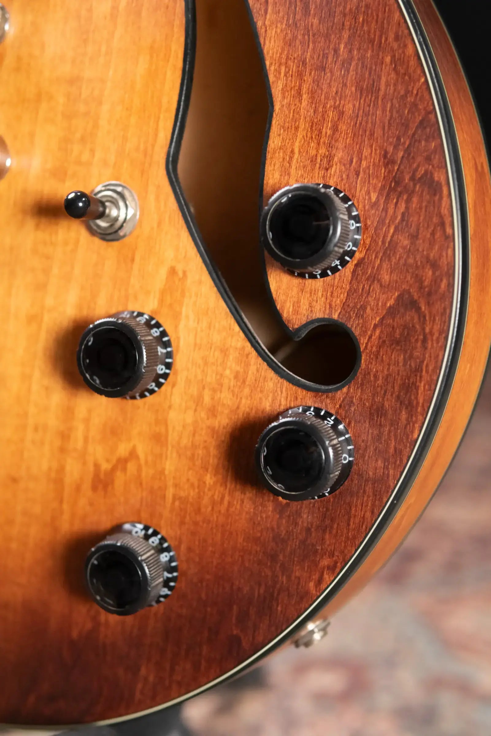 Ibanez AM73B Artcore Semi-Hollow Electric Guitar Tobacco Flat with Hardshell Case - Used