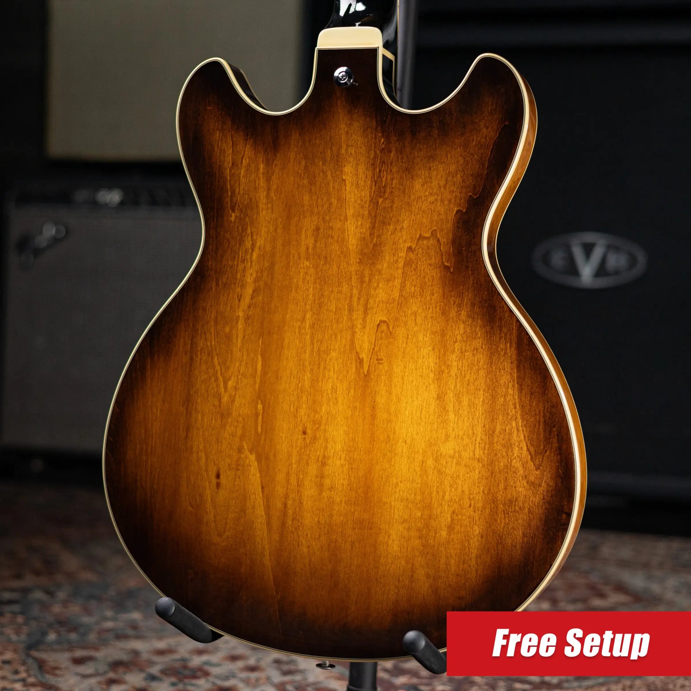 Ibanez AS7328TBC Artcore Baritone Hollowbody Electric Guitar - Tobacco Brown