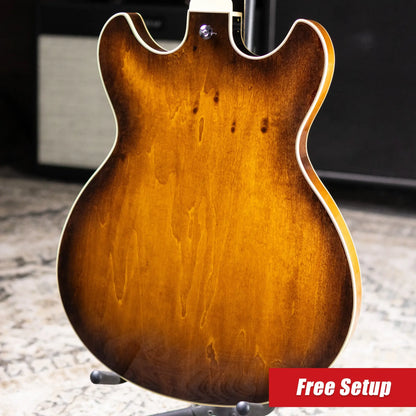 Ibanez AS7328TBC Artcore Baritone Hollowbody Electric Guitar - Tobacco Brown