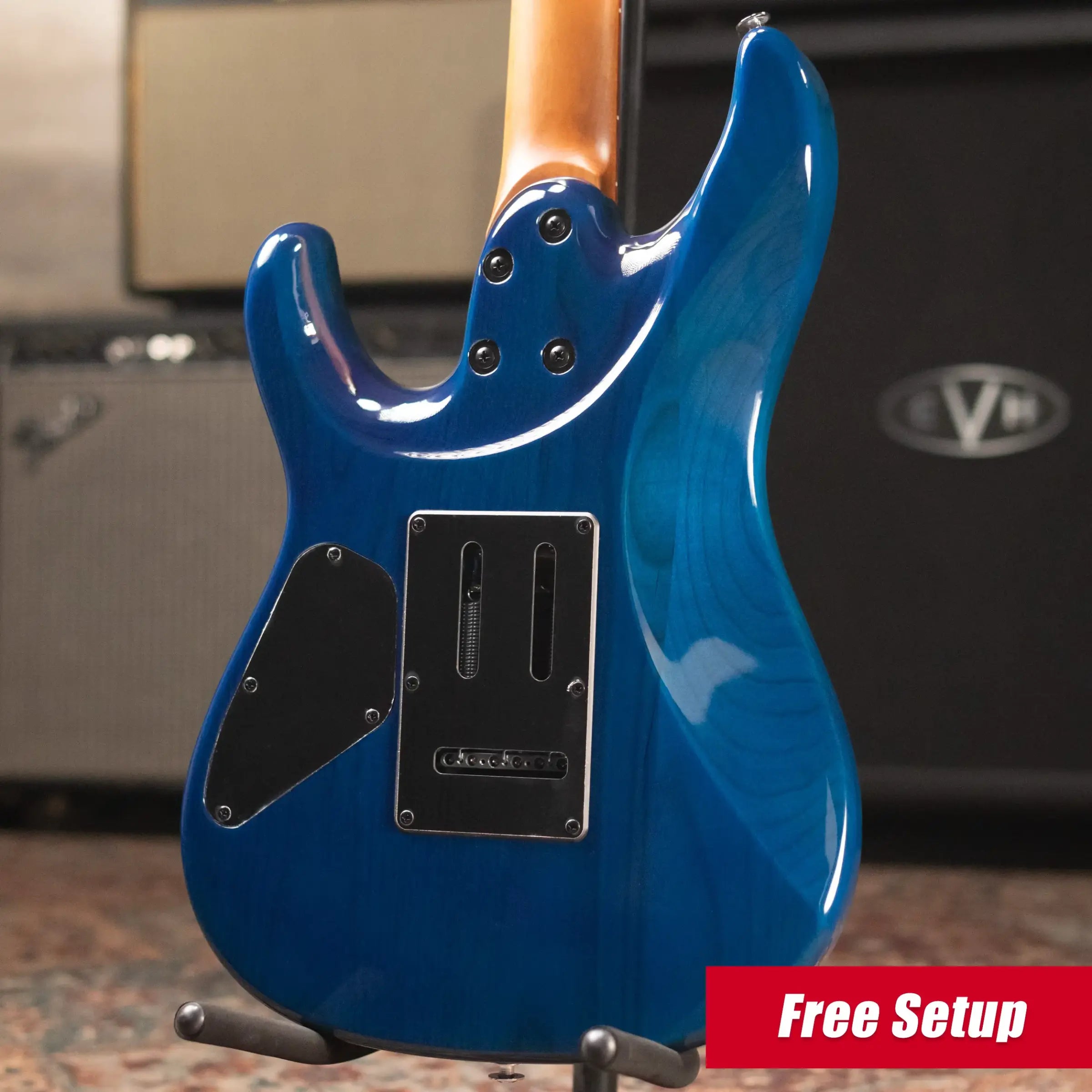 Ibanez AZ24S1F Electric Guitar - Transparent Turquoise Burst