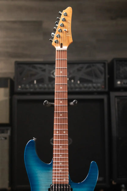 Ibanez AZ24S1F Electric Guitar - Transparent Turquoise Burst