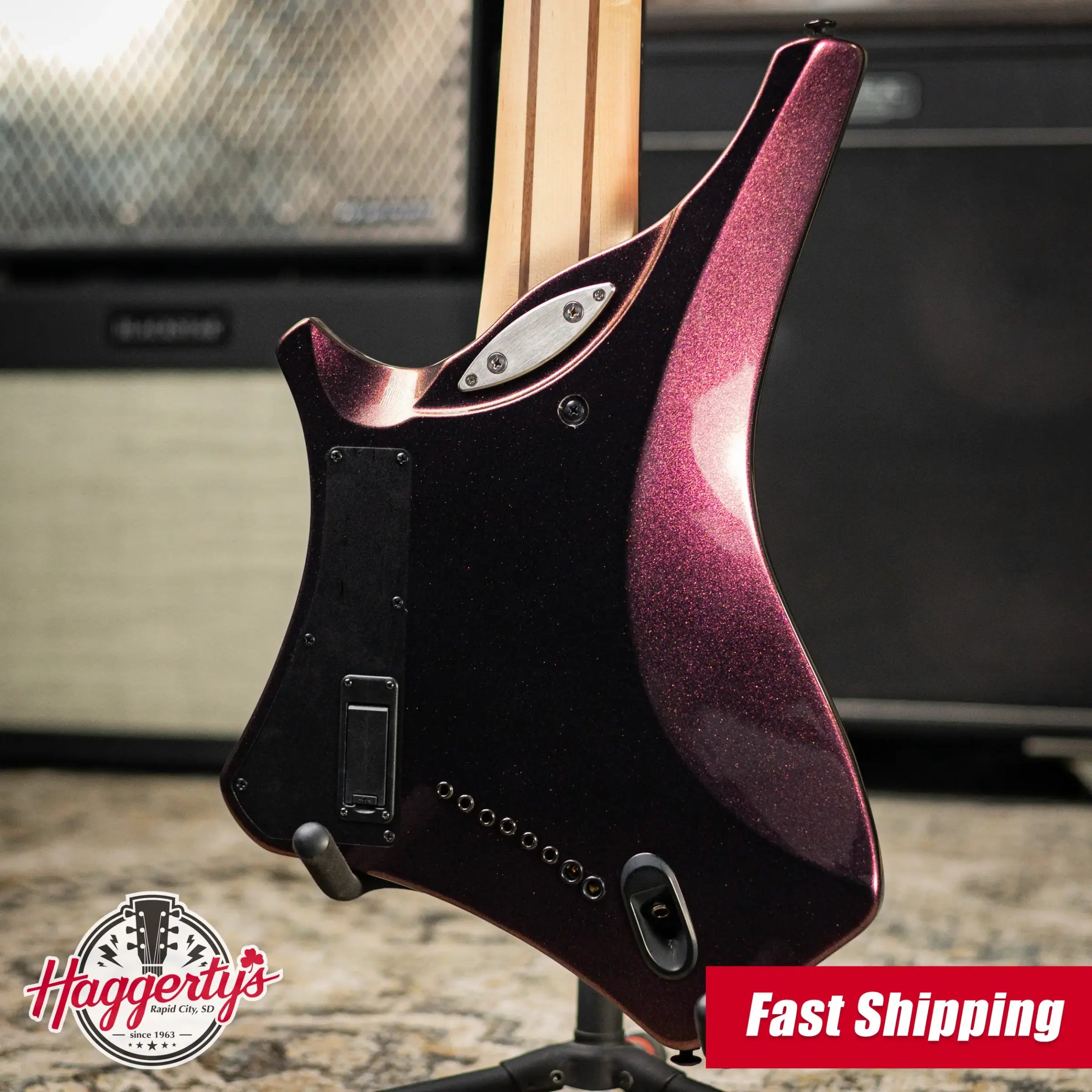 Ibanez Alpha A528 Multi-Scale 8-String Electric Guitar - Coral Mirage with Gig Bag