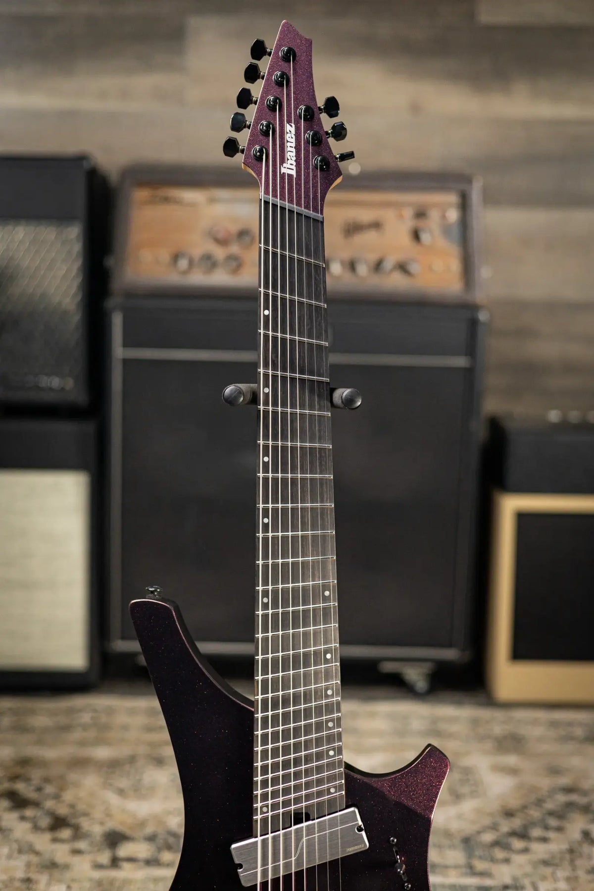 Ibanez Alpha A528 Multi-Scale 8-String Electric Guitar - Coral Mirage