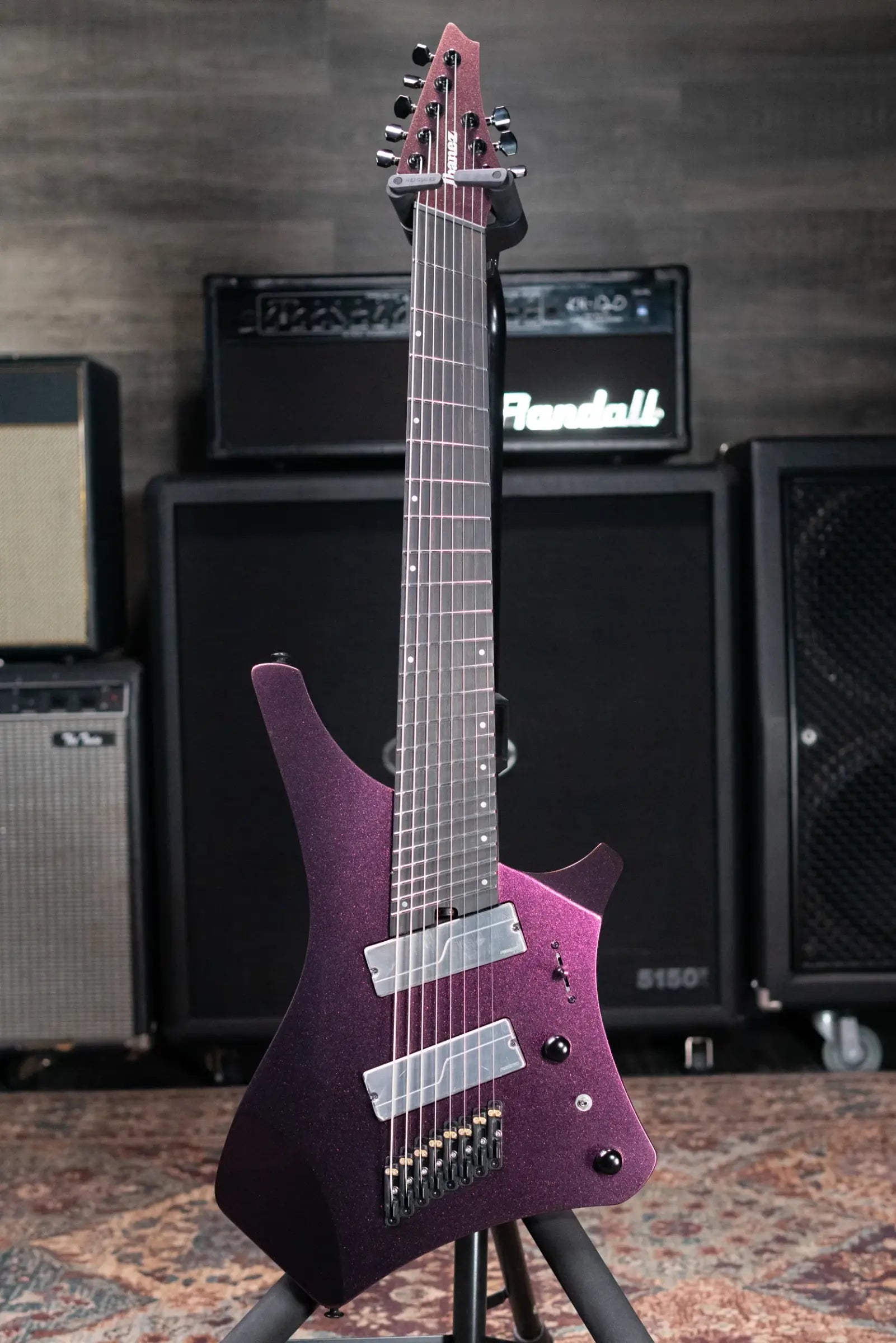 Ibanez Alpha A528 Multi-Scale 8-String Electric Guitar - Coral Mirage with Gig Bag