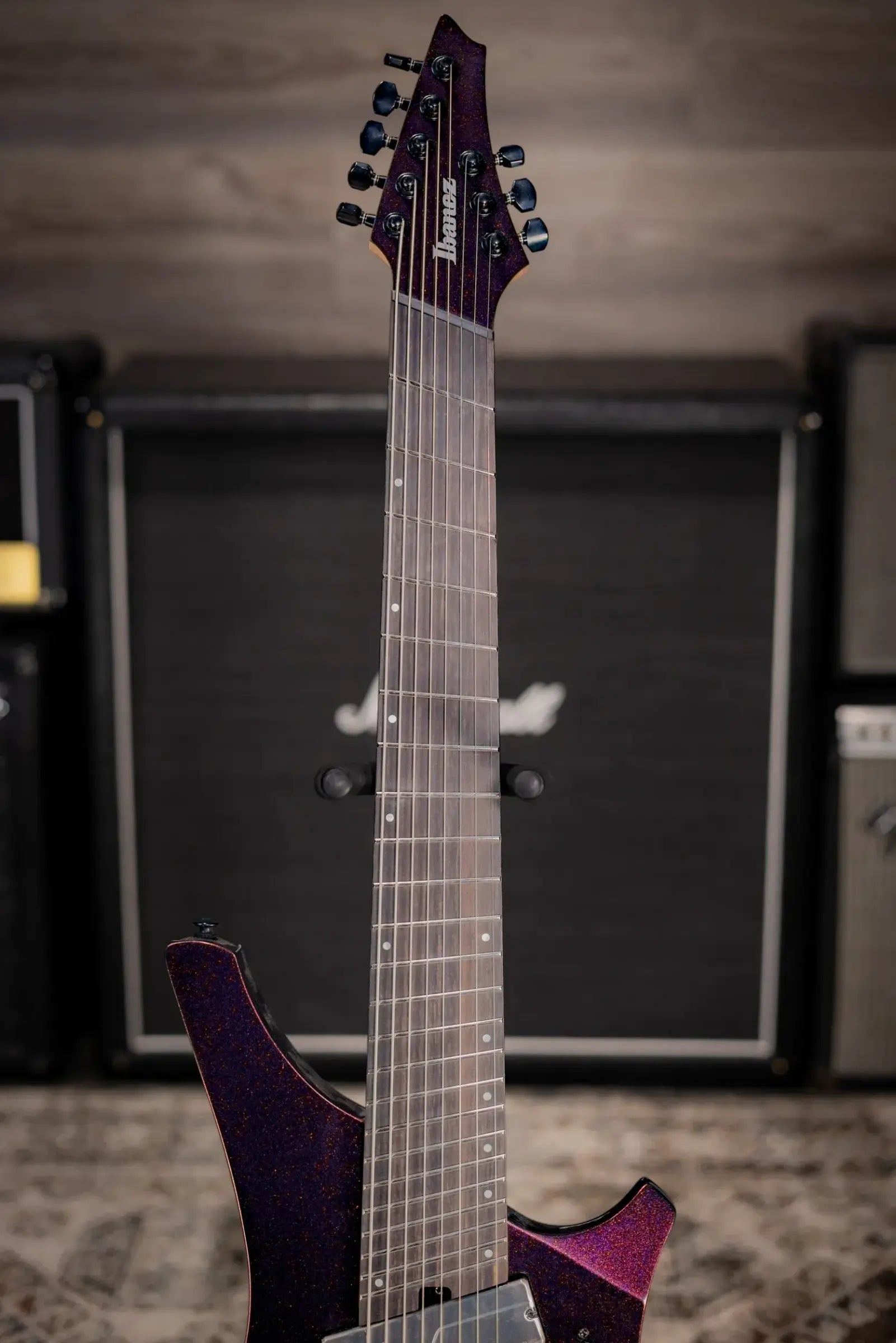 Ibanez Alpha A528 Multi-Scale 8-String Electric Guitar - Coral Mirage with Gig Bag