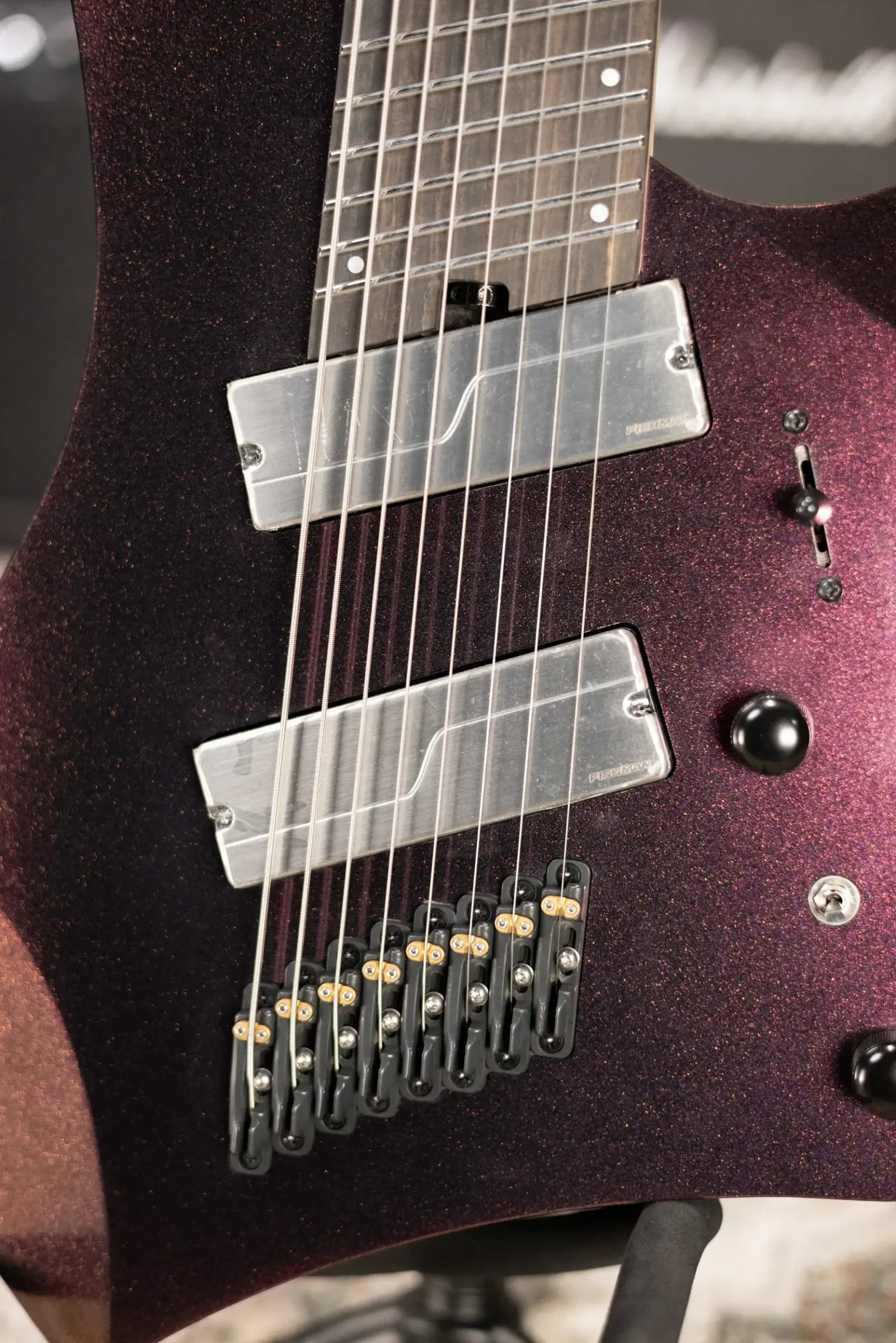 Ibanez Alpha A528 Multi-Scale 8-String Electric Guitar - Coral Mirage with Gig Bag