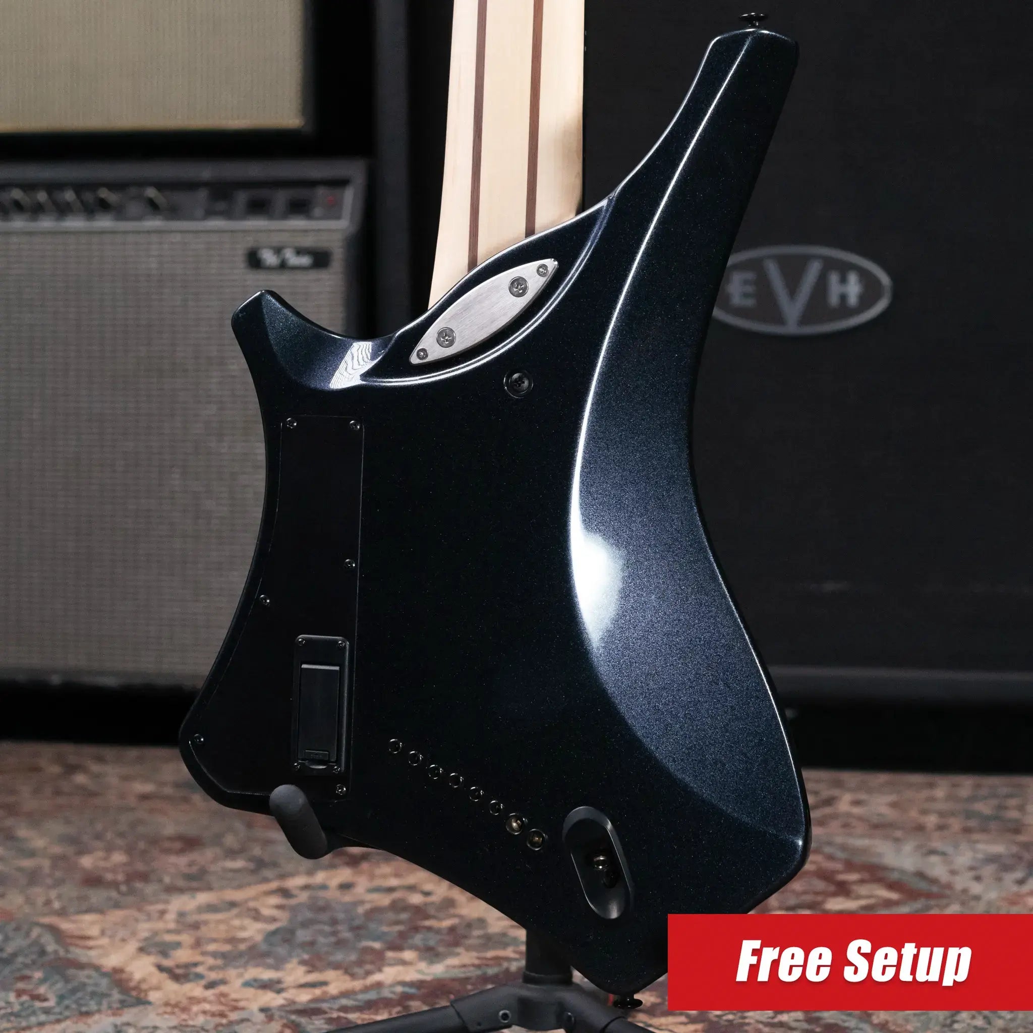 Ibanez Alpha A528 Multi-Scale 8-String Electric Guitar - Iron Pewter