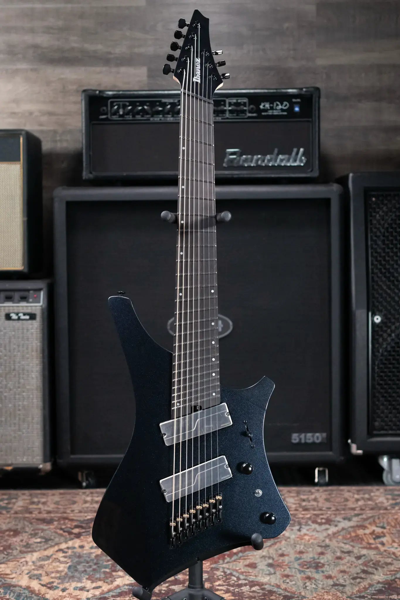Ibanez Alpha A528 Multi-Scale 8-String Electric Guitar - Iron Pewter
