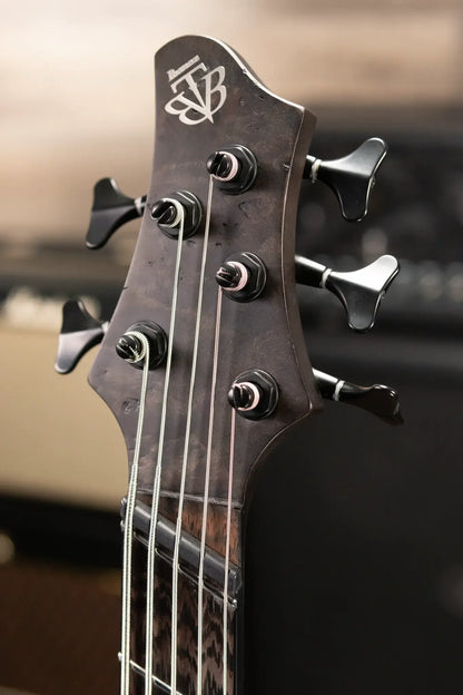 Ibanez BTB805MSTGF BTB Bass Workshop 5-String Electric Bass - Transparent Gray Flat with Case - Used