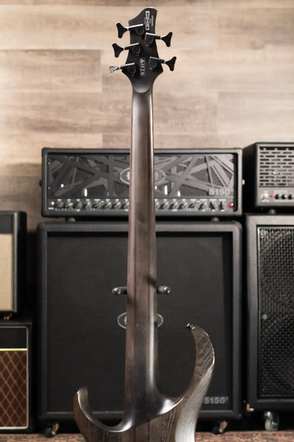 Ibanez BTB805MSTGF BTB Bass Workshop 5-String Electric Bass - Transparent Gray Flat with Case - Used