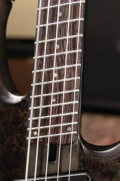 Ibanez BTB805MSTGF BTB Bass Workshop 5-String Electric Bass - Transparent Gray Flat with Case - Used