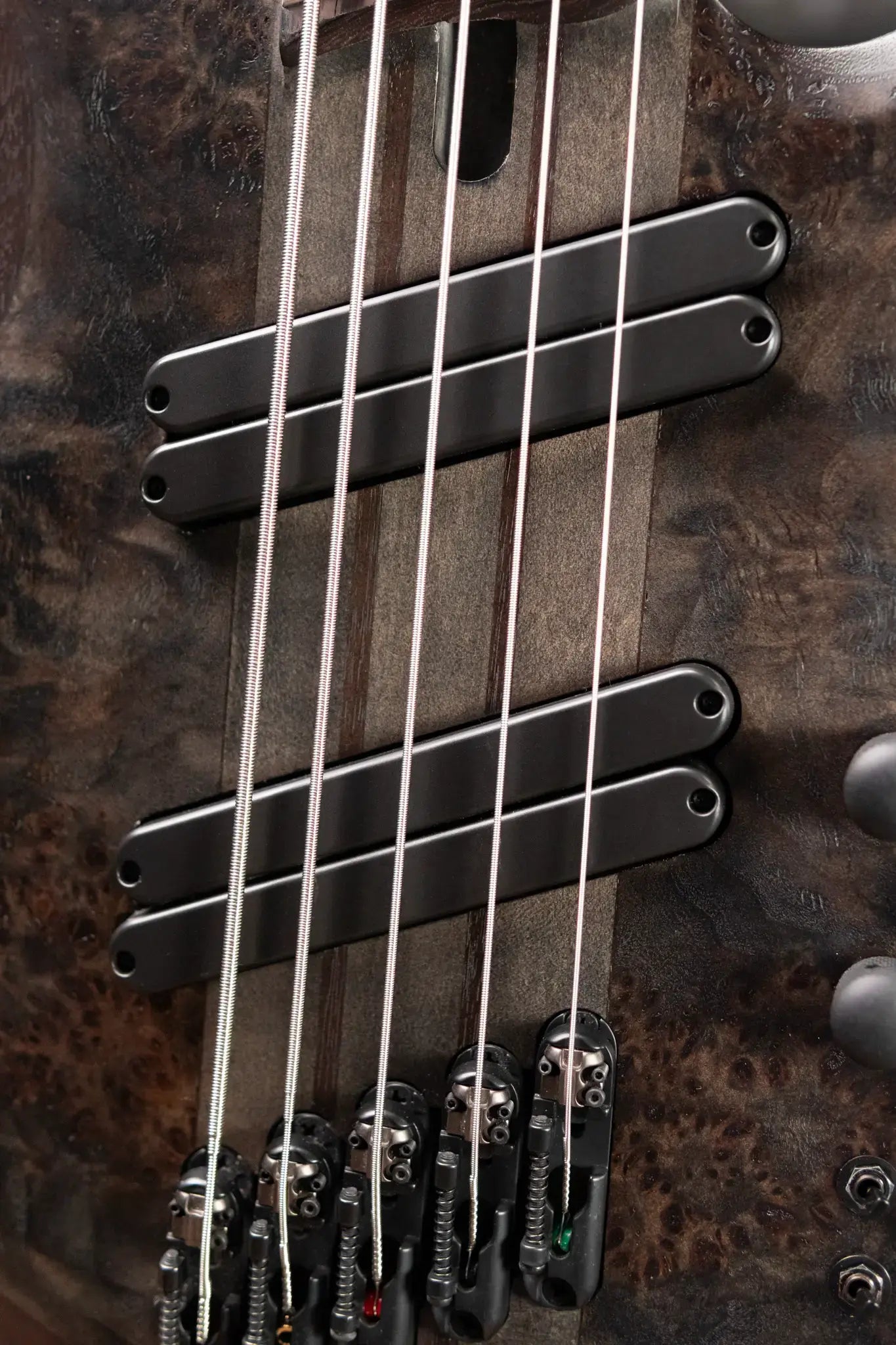 Ibanez BTB805MSTGF BTB Bass Workshop 5-String Electric Bass - Transparent Gray Flat with Case - Used