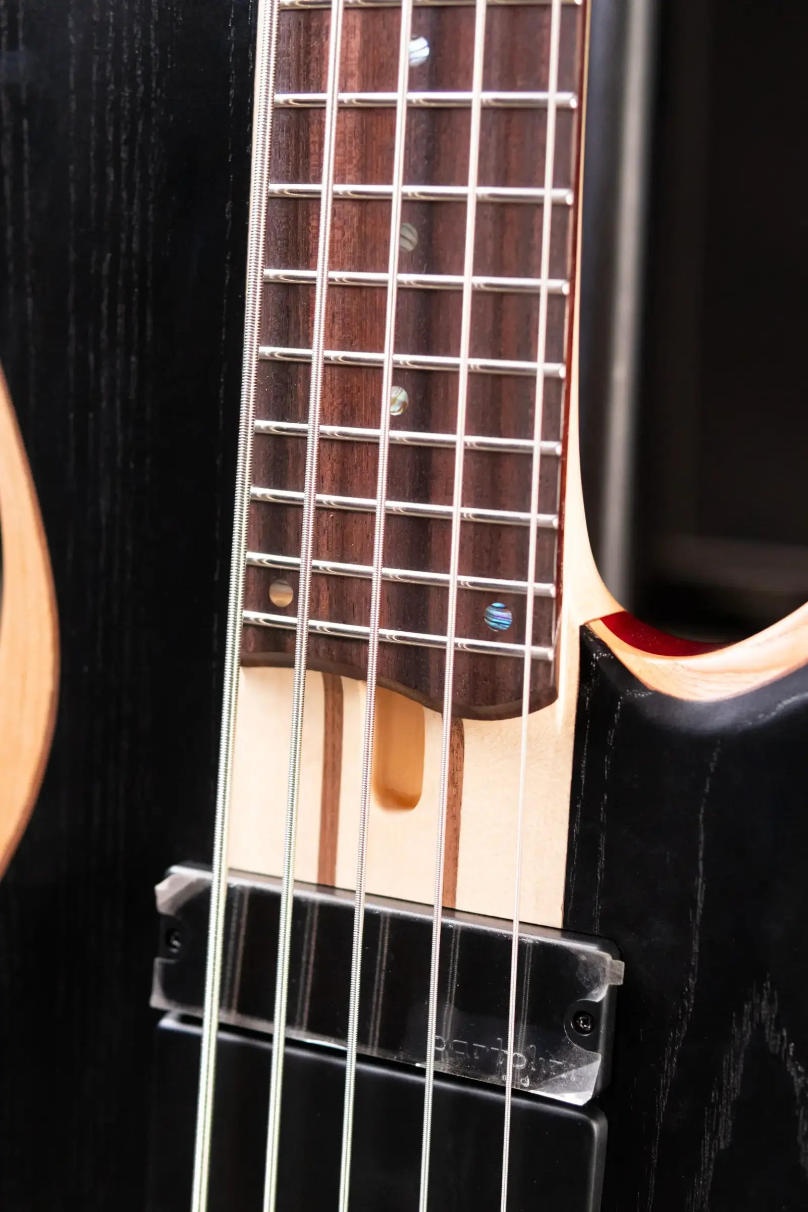 Ibanez BTB865SCWKL 5-String Electric Bass - Weathered Black Low Gloss