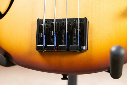 Ibanez Bass Workshop SRH500F Fretless Electric Bass - Natural Browned Burst Flat