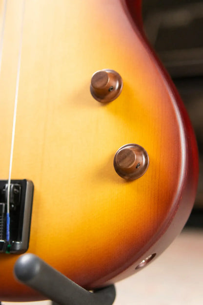 Ibanez Bass Workshop SRH500F Fretless Electric Bass - Natural Browned Burst Flat