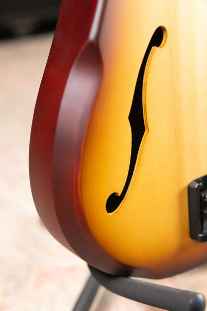 Ibanez Bass Workshop SRH500F Fretless Electric Bass - Natural Browned Burst Flat