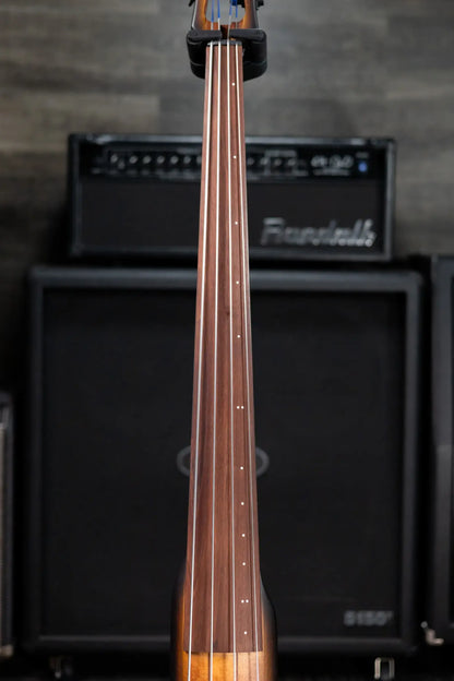 Ibanez Bass Workshop UB804 4-String Electric Upright Bass - Mahogany Oil Burst with Gig Bag