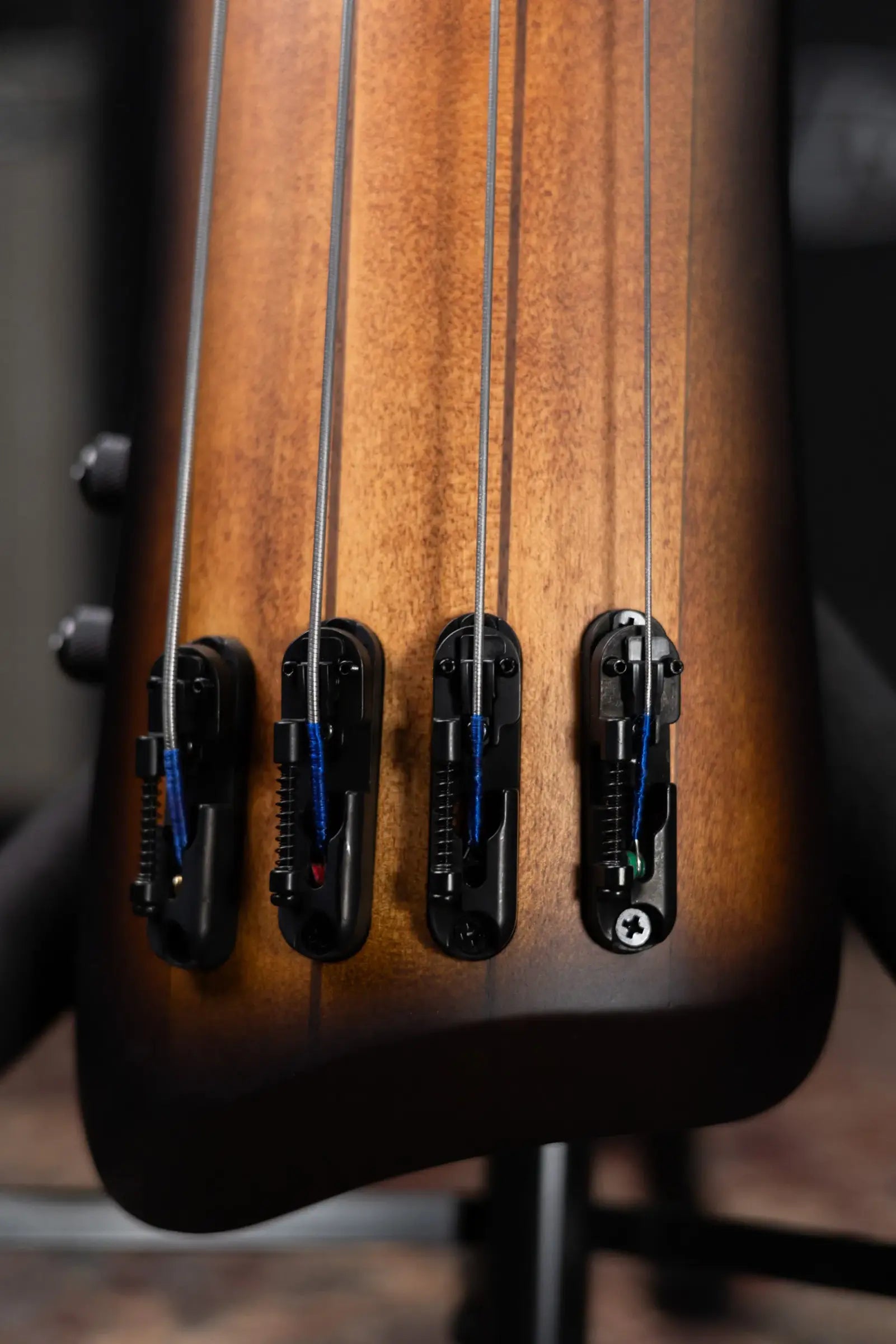 Ibanez Bass Workshop UB804 4-String Electric Upright Bass - Mahogany Oil Burst with Gig Bag