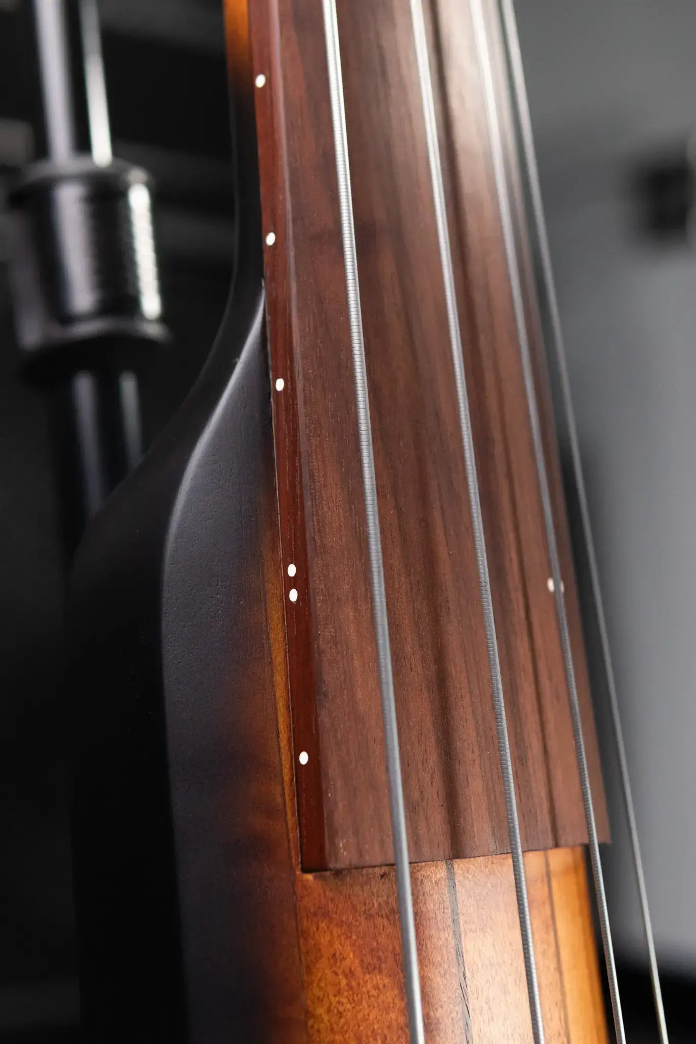 Ibanez Bass Workshop UB804 4-String Electric Upright Bass - Mahogany Oil Burst with Softshell Case