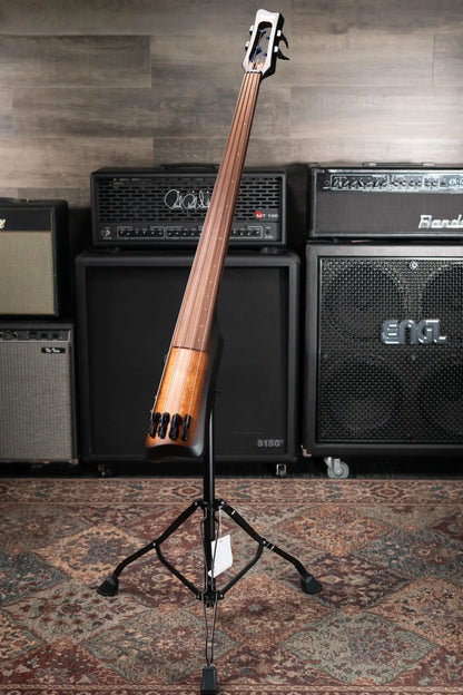 Ibanez Bass Workshop UB804 4-String Electric Upright Bass - Mahogany Oil Burst with Softshell Case