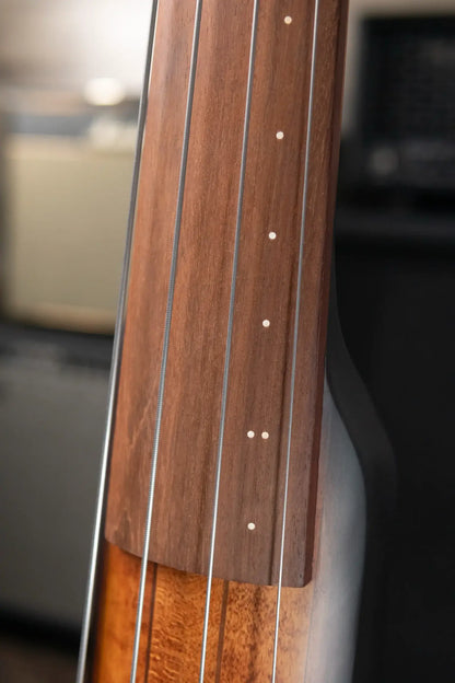 Ibanez Bass Workshop UB804 4-String Electric Upright Bass - Mahogany Oil Burst with Softshell Case