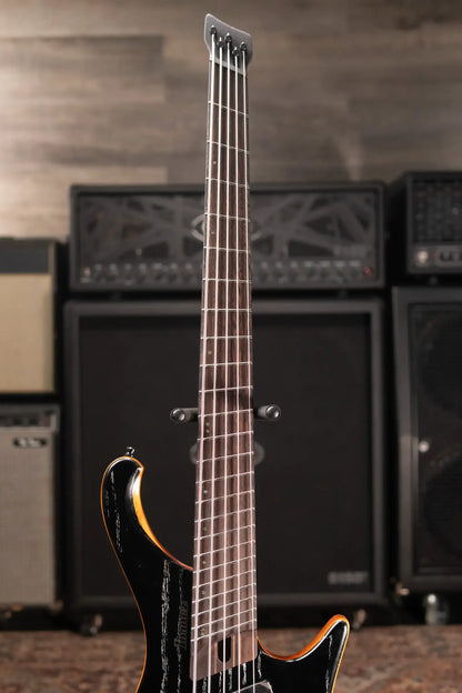 Ibanez EHB1135MS 5-String Multi Scale Electric Bass - Silver Wave Black Low Gloss