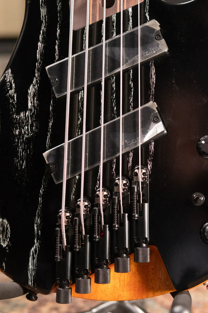 Ibanez EHB1135MS 5-String Multi Scale Electric Bass - Silver Wave Black Low Gloss