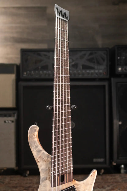 Ibanez EHB1506MS 6-String Electric Bass - Black Ice Flat with Gig Bag - Floor Model