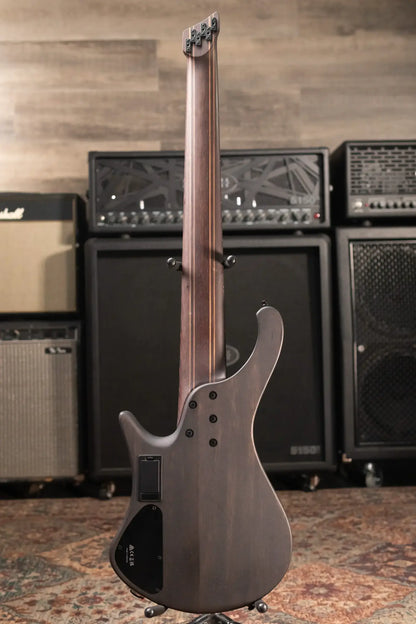 Ibanez EHB1506MS 6-String Electric Bass - Black Ice Flat with Gig Bag - Floor Model