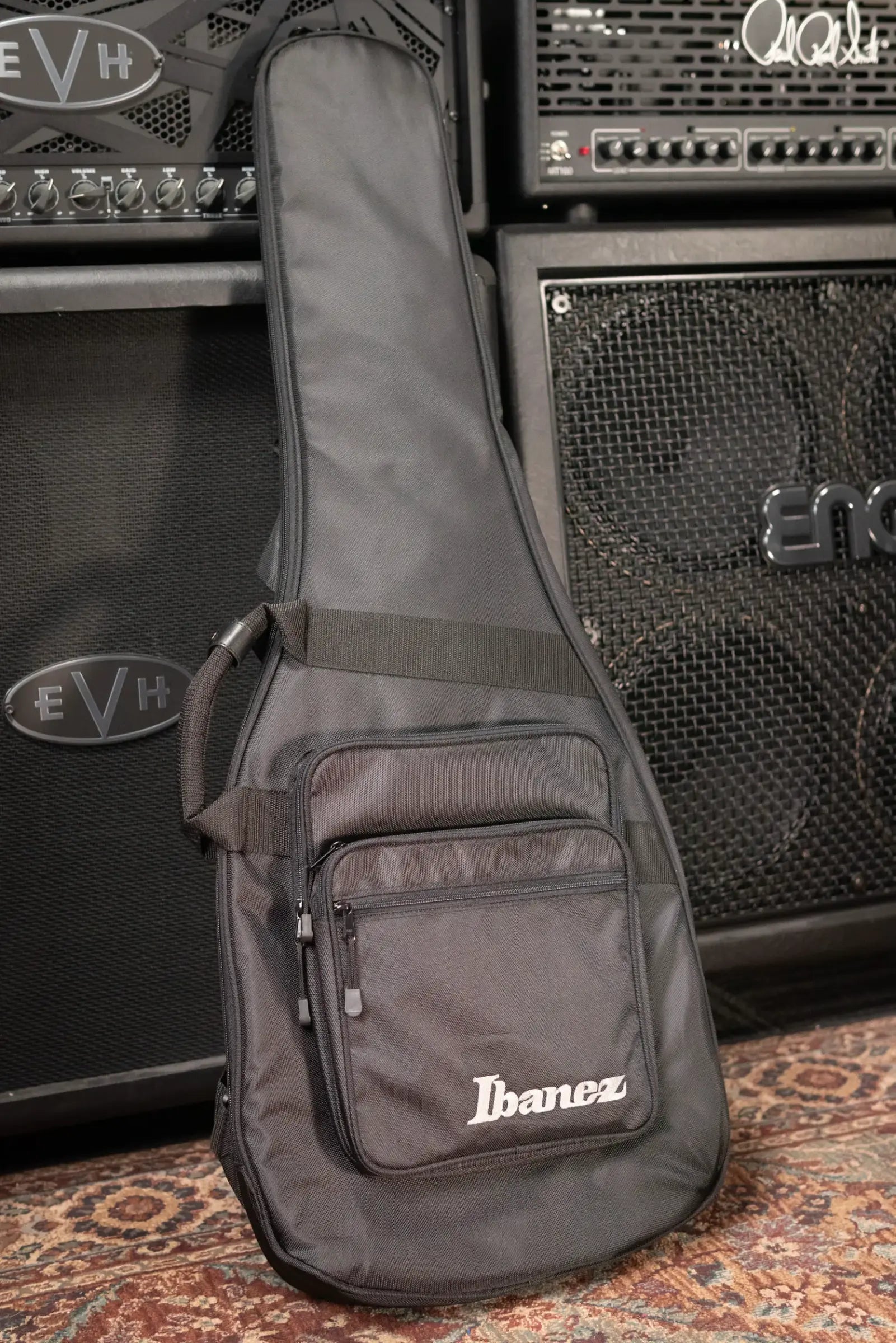 Ibanez EHB1506MS 6-String Electric Bass - Black Ice Flat with Gig Bag - Floor Model