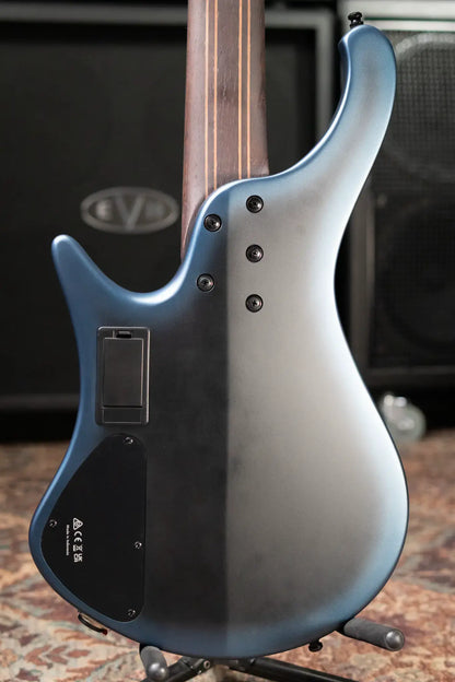 Ibanez EHB5MSBSP 5-String Multi Scale Electric Bass - Midnight Arctic Ocean Matte with Gig Bag