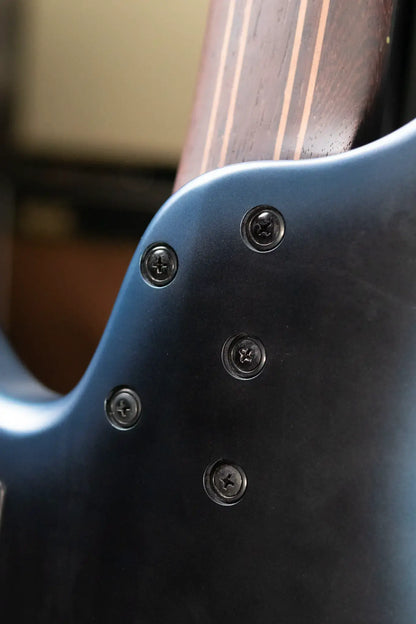 Ibanez EHB5MSBSP 5-String Multi Scale Electric Bass - Midnight Arctic Ocean Matte with Gig Bag