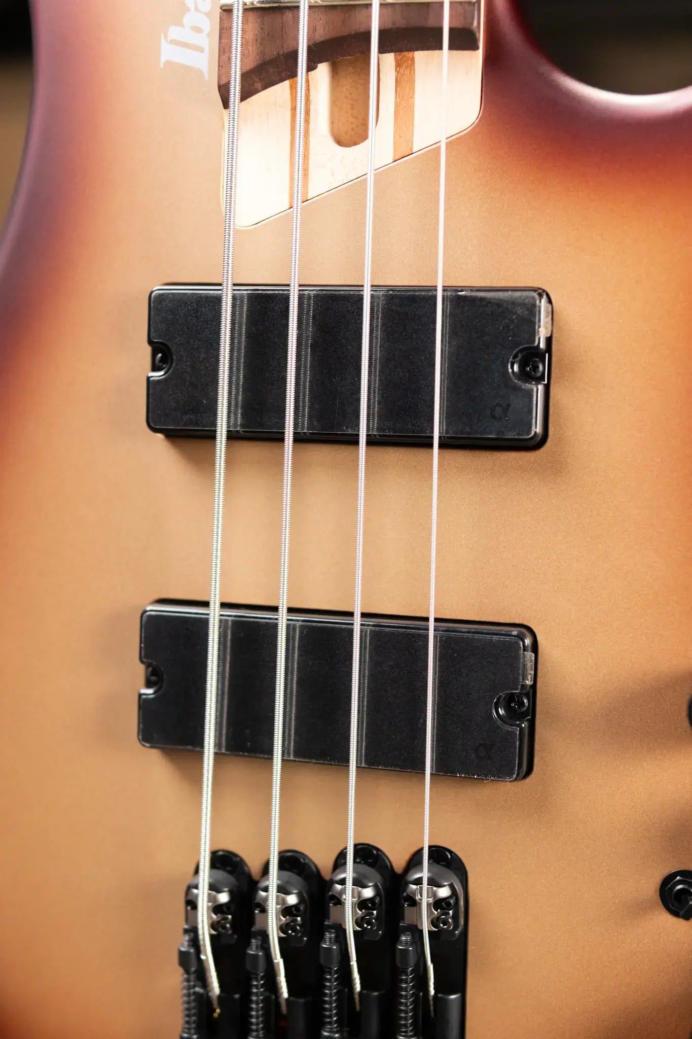 Ibanez EHB600CCM EHB Ergonomic Headless Bass - Charred Champagne Burst Matte